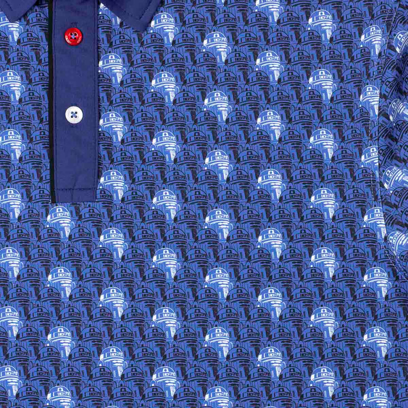 RSVLTS Artoo Army All-Day Polo in Blue — detail 3