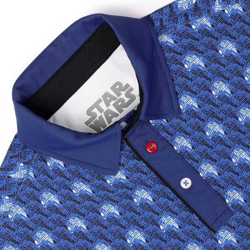 RSVLTS Artoo Army All-Day Polo in Blue — detail 5
