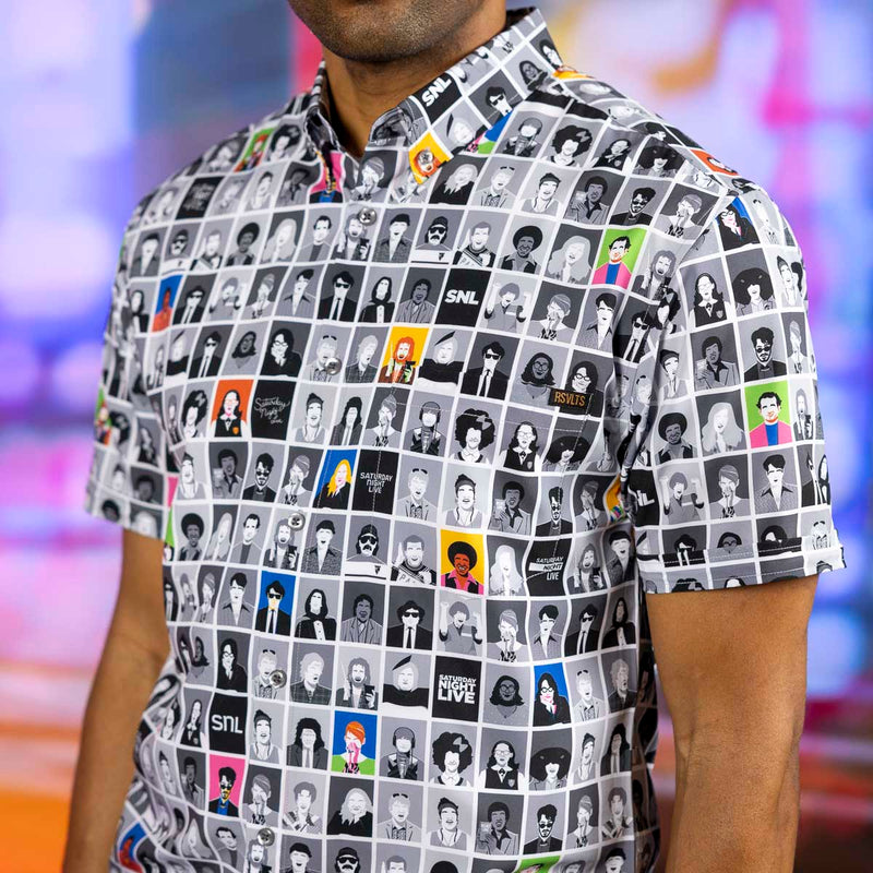RSVLTS Live from New York! KUNUFLEX Short Sleeve Shirt in Multicolor — detail 4