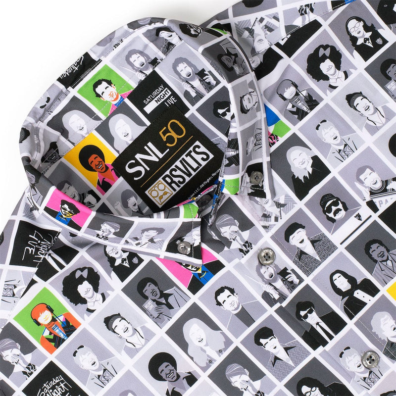 RSVLTS Live from New York! KUNUFLEX Short Sleeve Shirt in Multicolor — detail 6