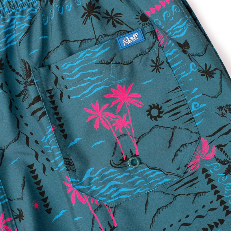 RSVLTS Soleil Beach (Night) Hybrid Shorts in Blue — detail 4