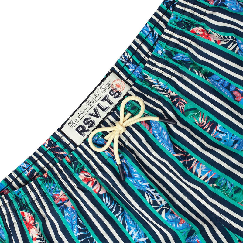 RSVLTS Dream Between the Lines Hybrid Shorts in Blue — detail 3