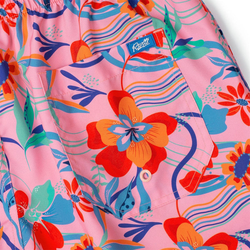 RSVLTS Back to the Fuchsia Hybrid Shorts in Multicolor — detail 3