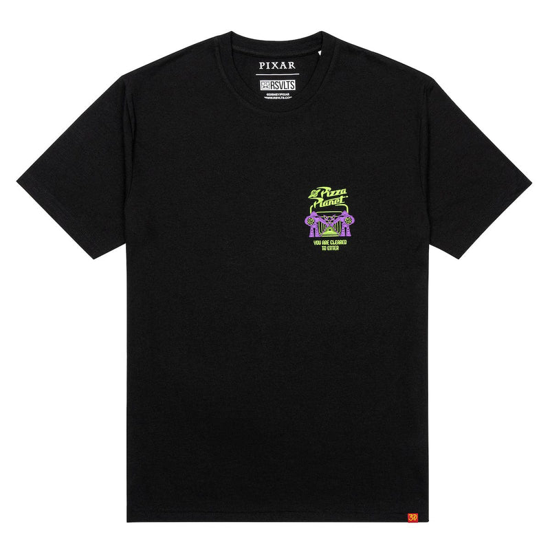 RSVLTS Cleared to Enter Crewneck Tee in Black — detail 5