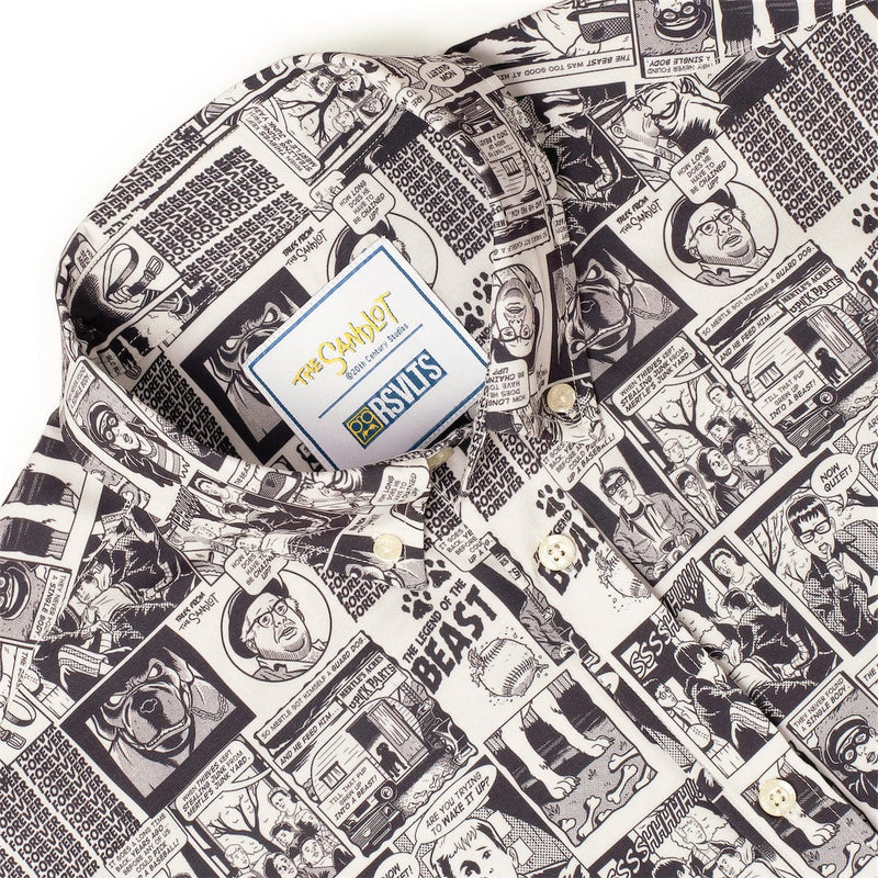 RSVLTS FOR-EV-ER KUNUFLEX Short Sleeve Shirt in Gray — detail 2