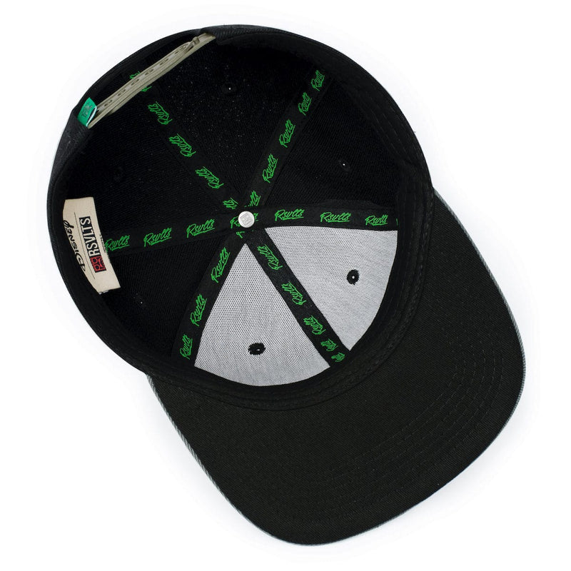 RSVLTS Head Hugger TLB Hat in Black — detail 3
