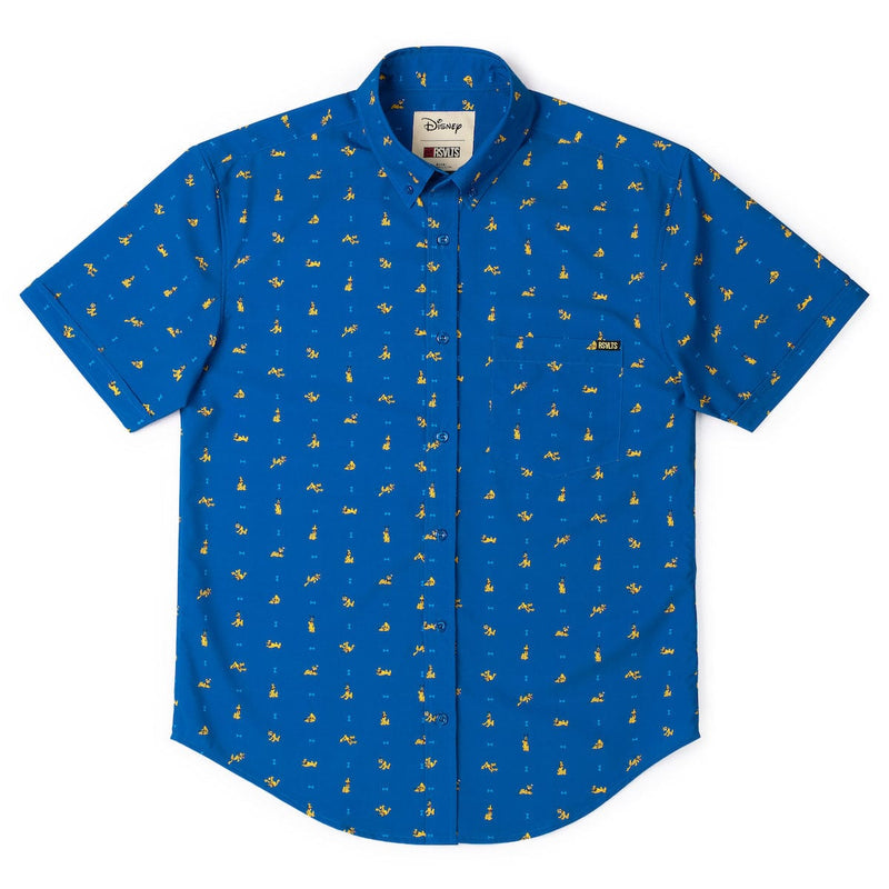 RSVLTS Lil Plutos KUNUFLEX Short Sleeve Shirt in Blue — detail 5