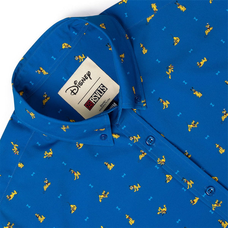RSVLTS Lil Plutos KUNUFLEX Short Sleeve Shirt in Blue — detail 6