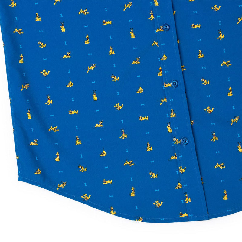 RSVLTS Lil Plutos KUNUFLEX Short Sleeve Shirt in Blue — detail 7