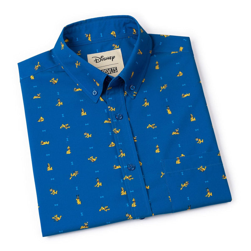 RSVLTS Lil Plutos KUNUFLEX Short Sleeve Shirt in Blue — detail 8