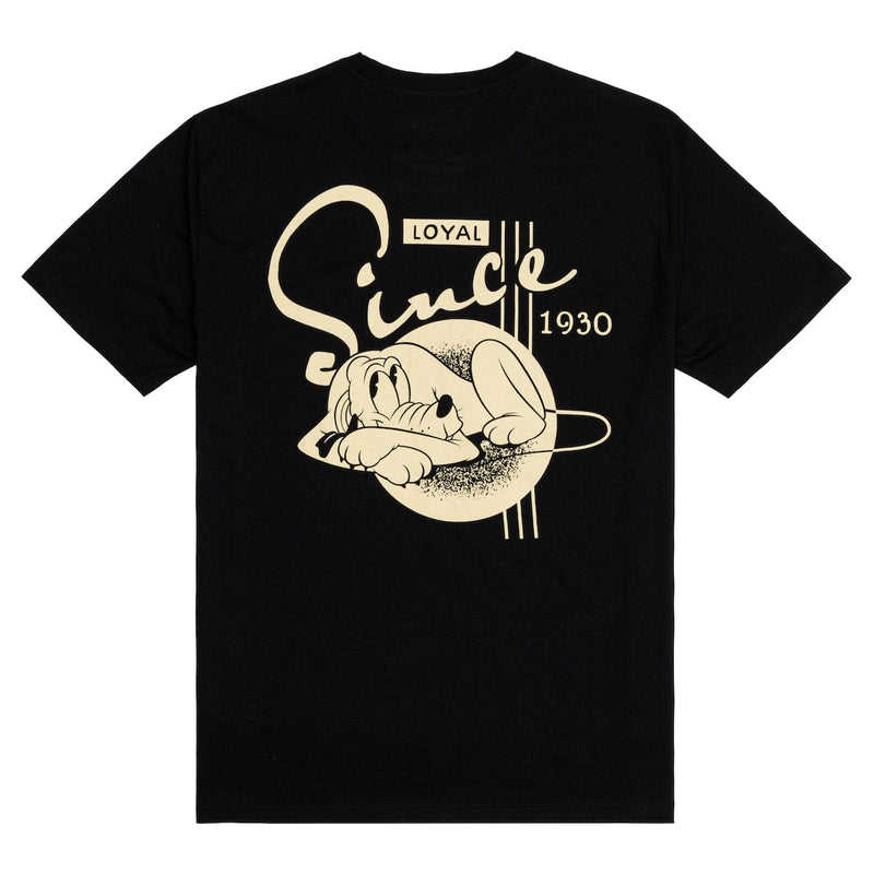 RSVLTS Loyal Since 1930 Crewneck Tee in Black — detail 5