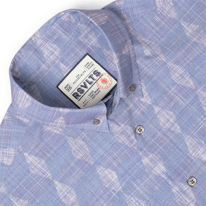 RSVLTS Citrus Twist KUNUFLEX Short Sleeve Shirt in Gray — detail 2