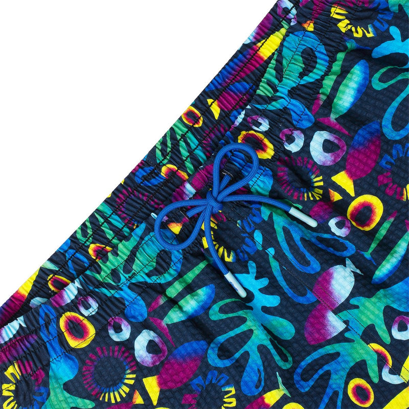 RSVLTS Rad Reef Stretch Seersucker Hybrid Shorts in Multicolor — detail 4