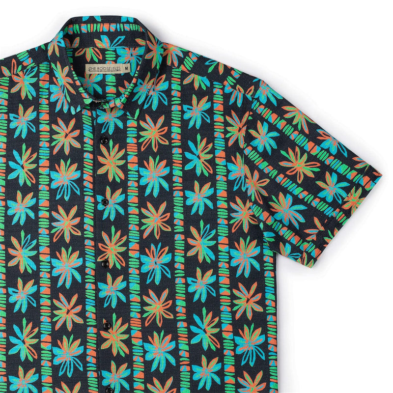 RSVLTS Fleur-escent Bamboo Short Sleeve Shirt — detail 2
