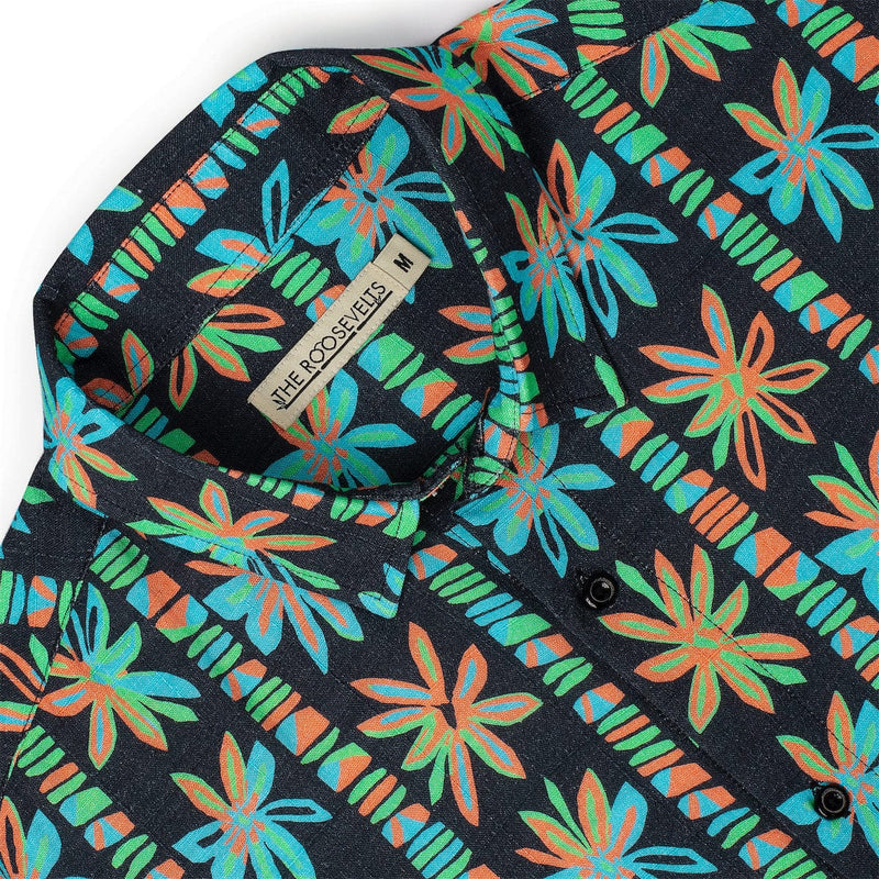RSVLTS Fleur-escent Bamboo Short Sleeve Shirt — detail 5