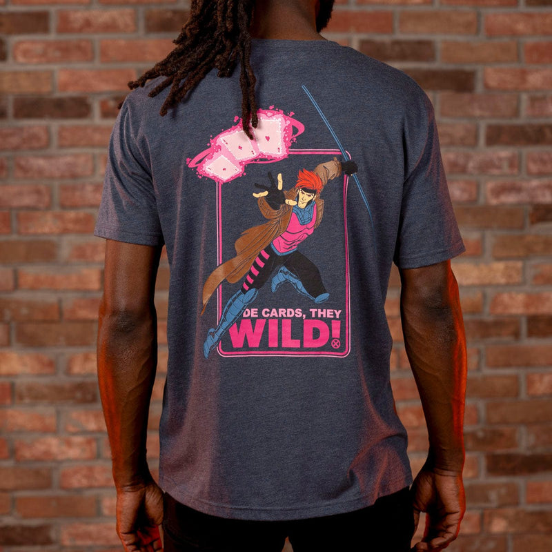 RSVLTS Aces Wild Crewneck Tee in Gray — detail 4
