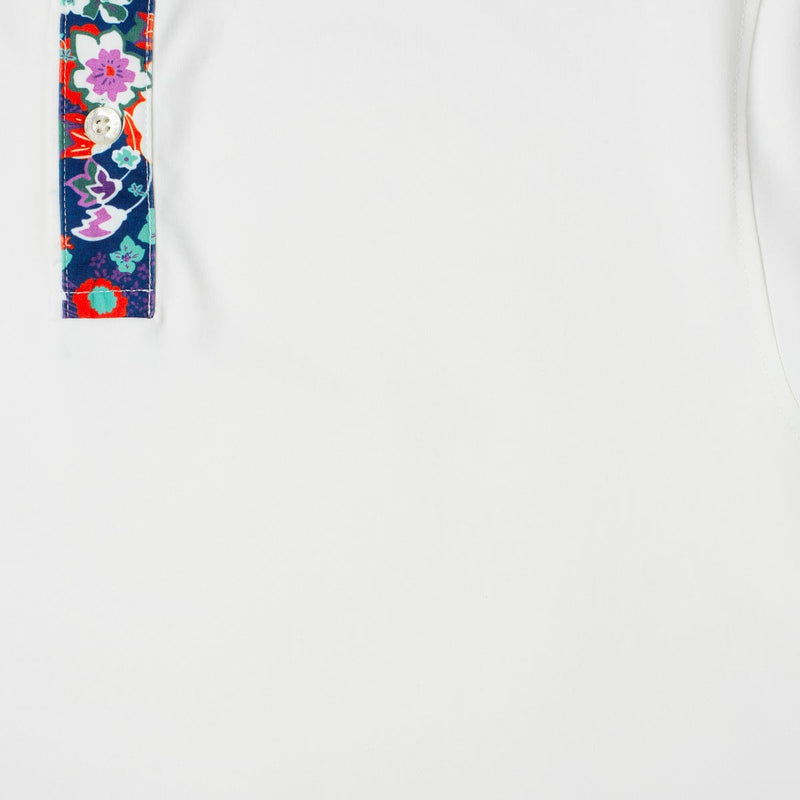 RSVLTS Petal Pop All-Day Polo in White — detail 2