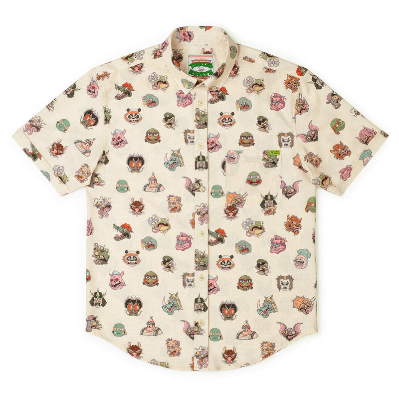 RSVLTS Radical Ink KUNUFLEX Short Sleeve Shirt in Neutral — detail 5