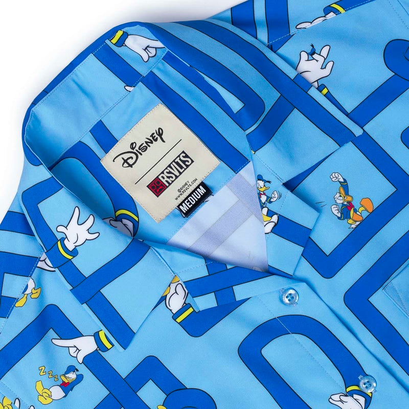 RSVLTS Out on a Limb Women's KUNUFLEX Short Sleeve Shirt in Blue — detail 2