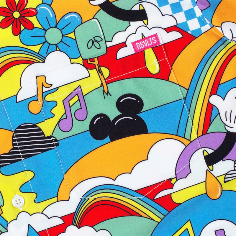RSVLTS Dreamland Drip KUNUFLEX Short Sleeve Shirt in Multicolor — detail 2