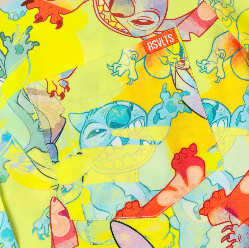 RSVLTS Tropical Troublemaker Women's KUNUFLEX Short Sleeve Shirt in Multicolor — detail 3