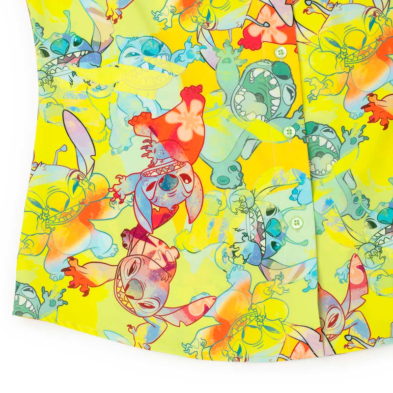 RSVLTS Tropical Troublemaker Women's KUNUFLEX Short Sleeve Shirt in Multicolor — detail 6