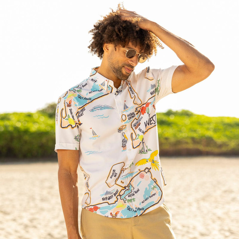 RSVLTS Key West KUNUFLEX Short Sleeve Shirt in Multicolor — detail 2