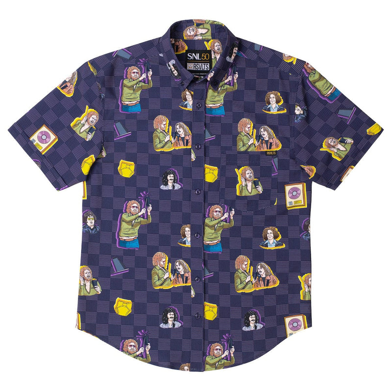 RSVLTS More Cowbell KUNUFLEX Short Sleeve Shirt in Purple — detail 5