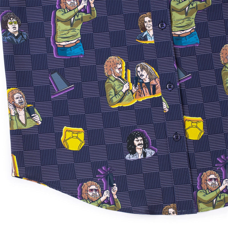 RSVLTS More Cowbell KUNUFLEX Short Sleeve Shirt in Purple — detail 7