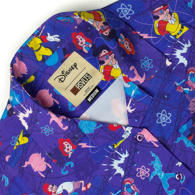 RSVLTS Max Voltage Women's KUNUFLEX Short Sleeve Shirt in Purple — detail 3