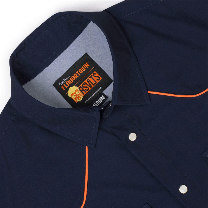 RSVLTS The Fieri Roper Short Sleeve Shirt in Black — detail 2