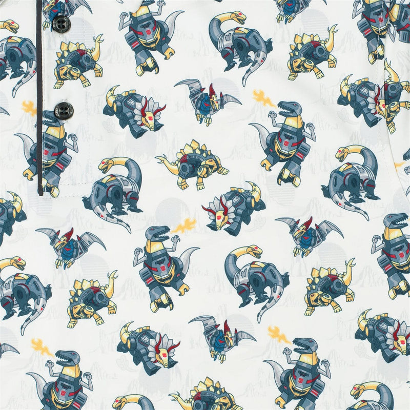 RSVLTS Dino Might All-Day Polo in Gray — detail 2