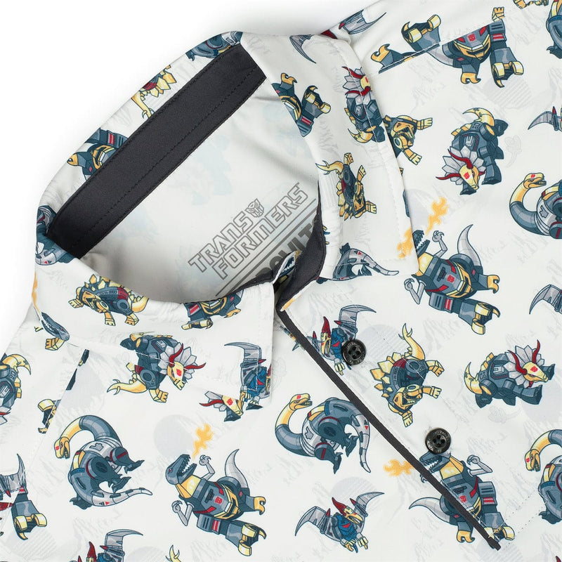RSVLTS Dino Might All-Day Polo in Gray — detail 3