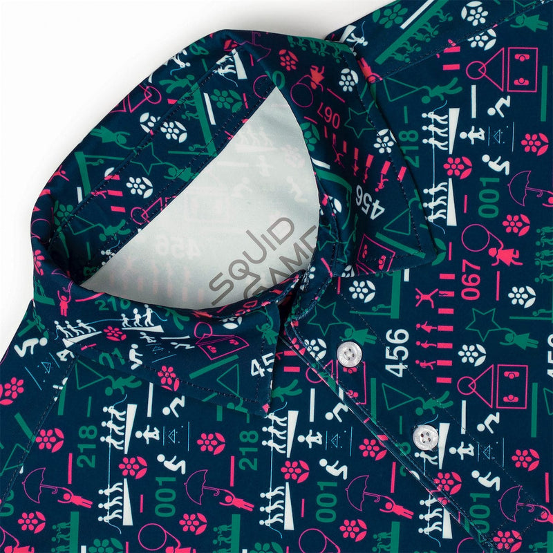 RSVLTS Sudden Death All-Day Polo in Blue — detail 2