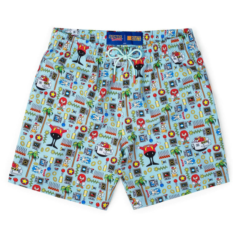 RSVLTS Sonic Essentials Hybrid Shorts in Multicolor — front view