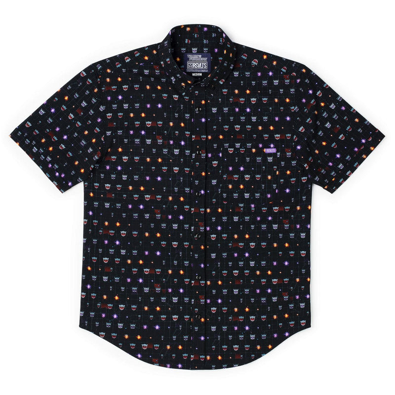 RSVLTS The Transformers Will Return! KUNUFLEX Short Sleeve Shirt in Black — detail 2