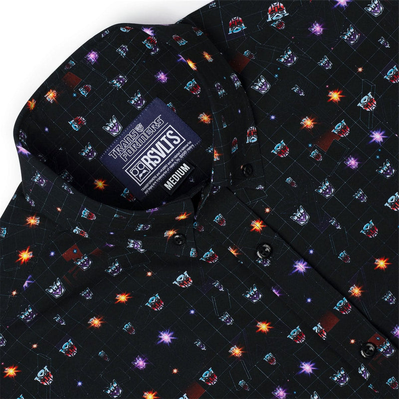 RSVLTS The Transformers Will Return! KUNUFLEX Short Sleeve Shirt in Black — detail 3