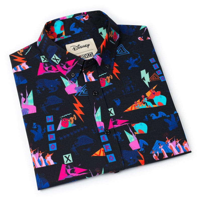 RSVLTS Zero to Hero KUNUFLEX Short Sleeve Shirt in Blue — detail 4
