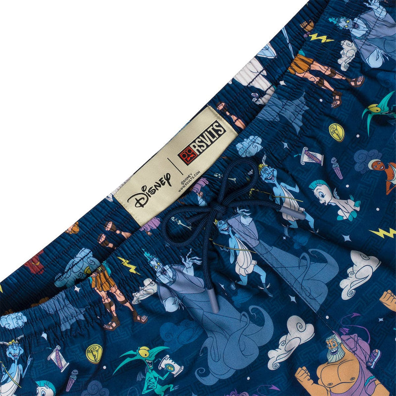 RSVLTS Grecian Gallery Hybrid Shorts in Blue — detail 3