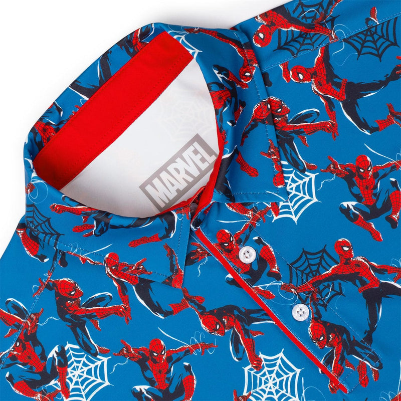 RSVLTS Web-Slinger All-Day Polo in Blue — detail 3