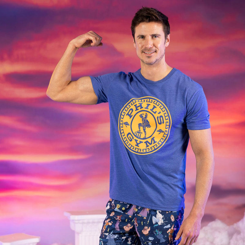 RSVLTS Phil's Gym Crewneck Tee in Blue — detail 2