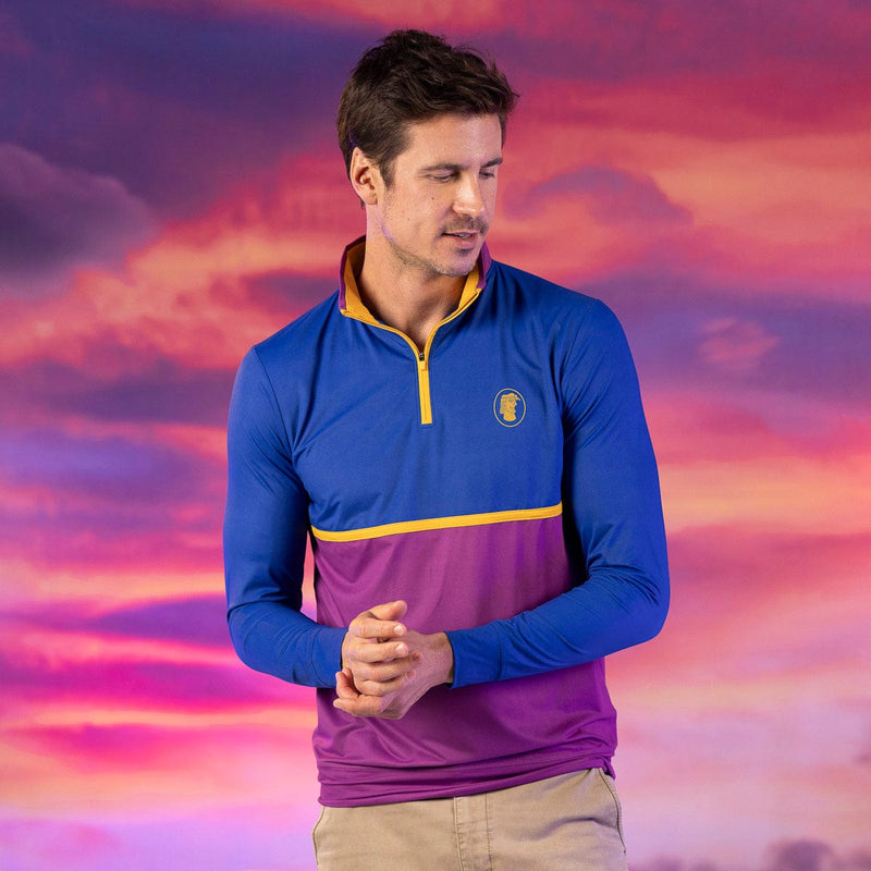 RSVLTS Team Herc Quarter Zip in Blue — detail 2