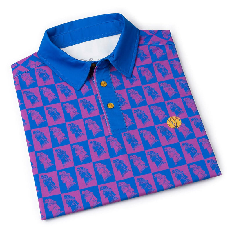 RSVLTS Wonder Boy All-Day Polo in Blue — detail 2