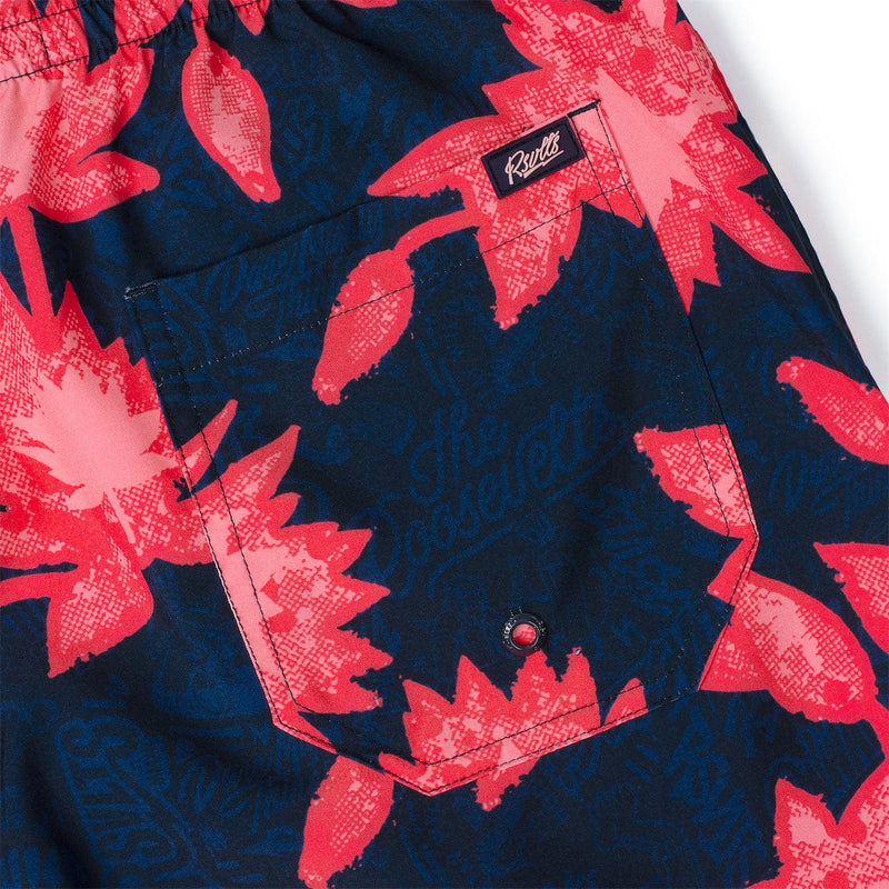 RSVLTS Camp Kunu Floral (Red) Hybrid Shorts — detail 3