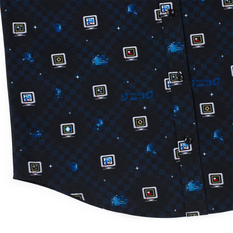 RSVLTS Power-Up KUNUFLEX Short Sleeve Shirt in Black — detail 5