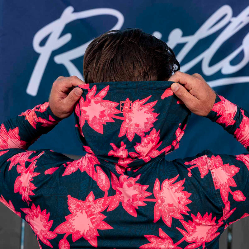 RSVLTS Camp Kunu Floral (Red) Performance Hoodie — detail 3