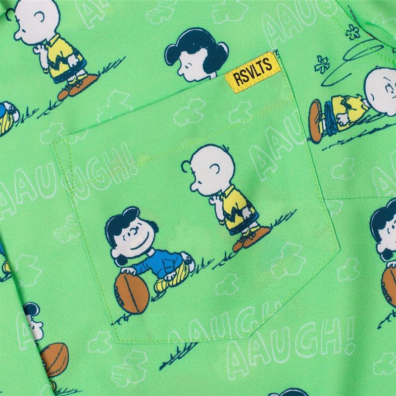 RSVLTS AAUGH! Women's KUNUFLEX Short Sleeve Shirt in Green — detail 3