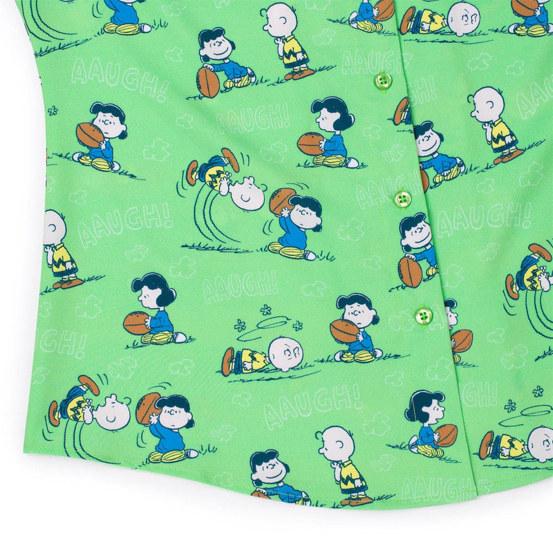 RSVLTS AAUGH! Women's KUNUFLEX Short Sleeve Shirt in Green — detail 5