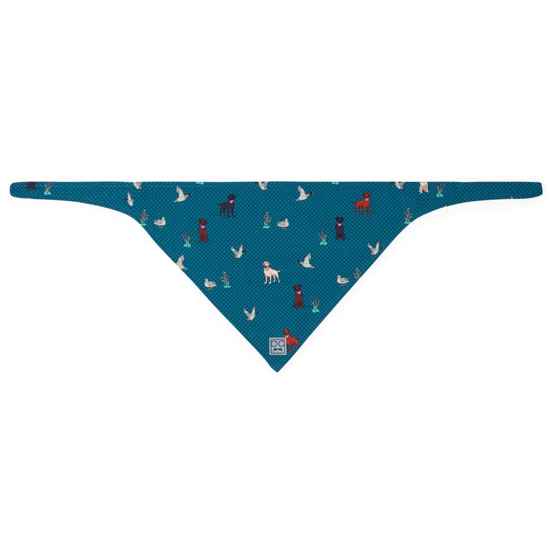 RSVLTS Duck, Duck, Dog! Dog Bandana in Green — detail 2