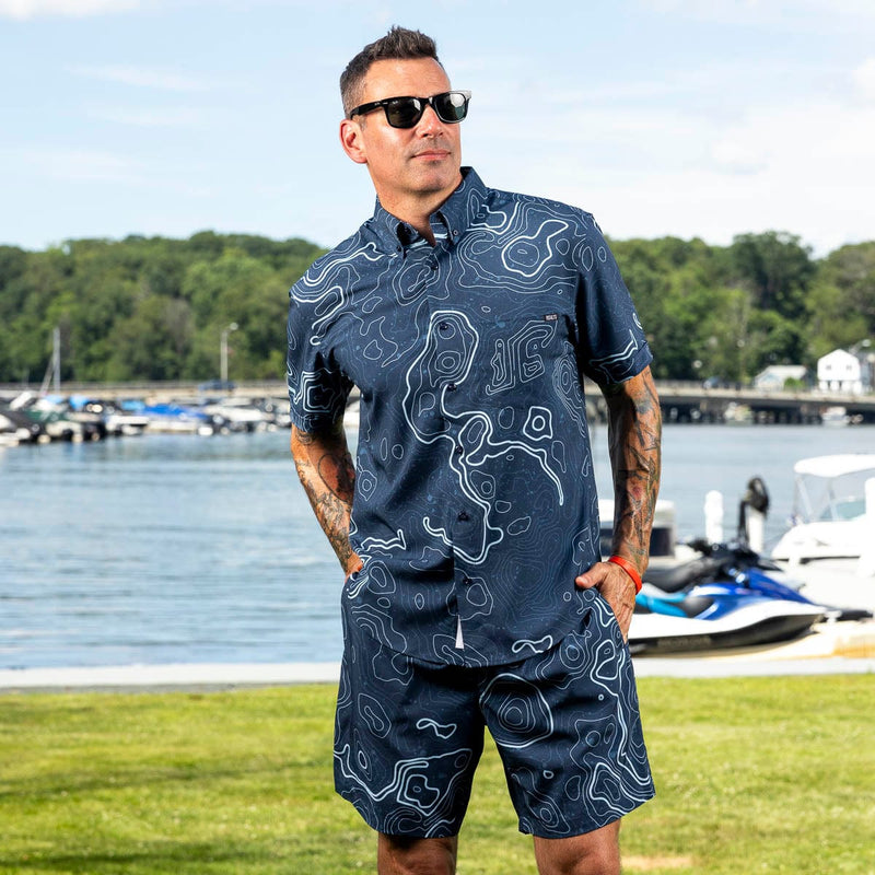 RSVLTS Topograph KUNUFLEX Short Sleeve Shirt — detail 2